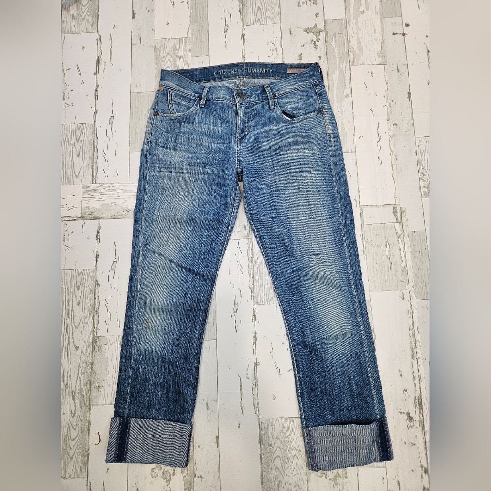 C‎ of H by Jerome Dahan Womens Jeans 25 Cropped Straight Leg Made in USA